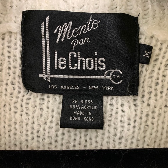 Vintage Balloon Sleeve Oversized Textured Cardigan - Picture 10 of 11